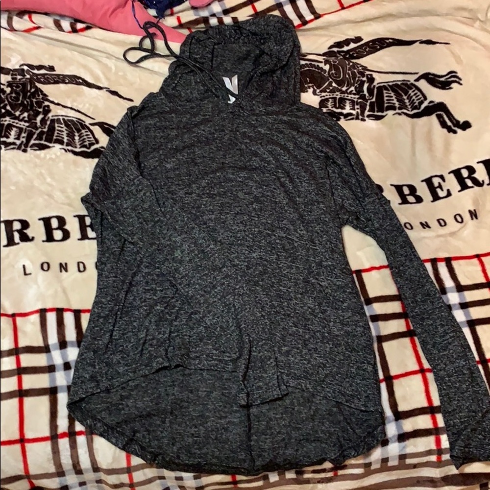 Grey long sleeve with hood